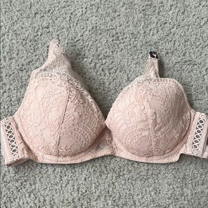 PINK Victoria's Secret Lace Bra Soft Pink
